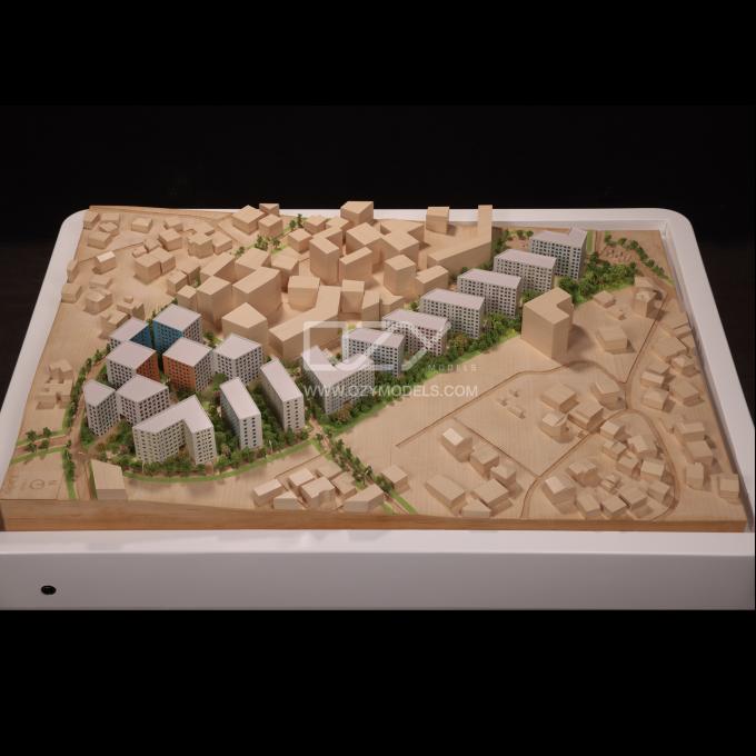 1:500 Maple Wood Architectural Model with 25-Day Lead