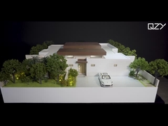 Squisito modello immobiliare: interni accattivanti, cortile lussuoso e caratteristiche intelligenti