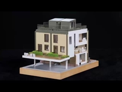 TVC TWONHOUSE-logo-La realizzazione e l'assemblaggio del modello della villa