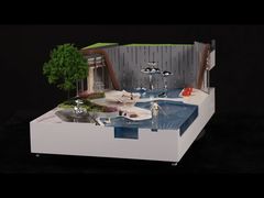 Παρακολουθήστε: 1/30 Scale Realistic Handmade Architectural Landscape Model with 4000K Warm