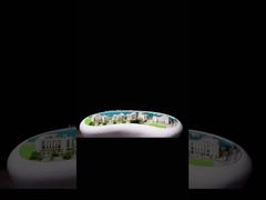 1/200 Βρετανικό μοντέλο γης ρεαλιστικό μοντέλο αρχιτεκτονικής κλίμακας με λευκό φωτισμό 4000K