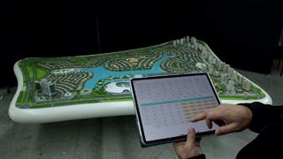 Μοντέλο Σύστημα Ελέγχου Φωτισμού | 1:550 Architectural Model for Pavilion Project από τη RAMS στο Erbil