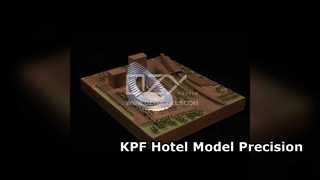KPF Xian Daxia Hotel architectonische schaalmodelshowcase