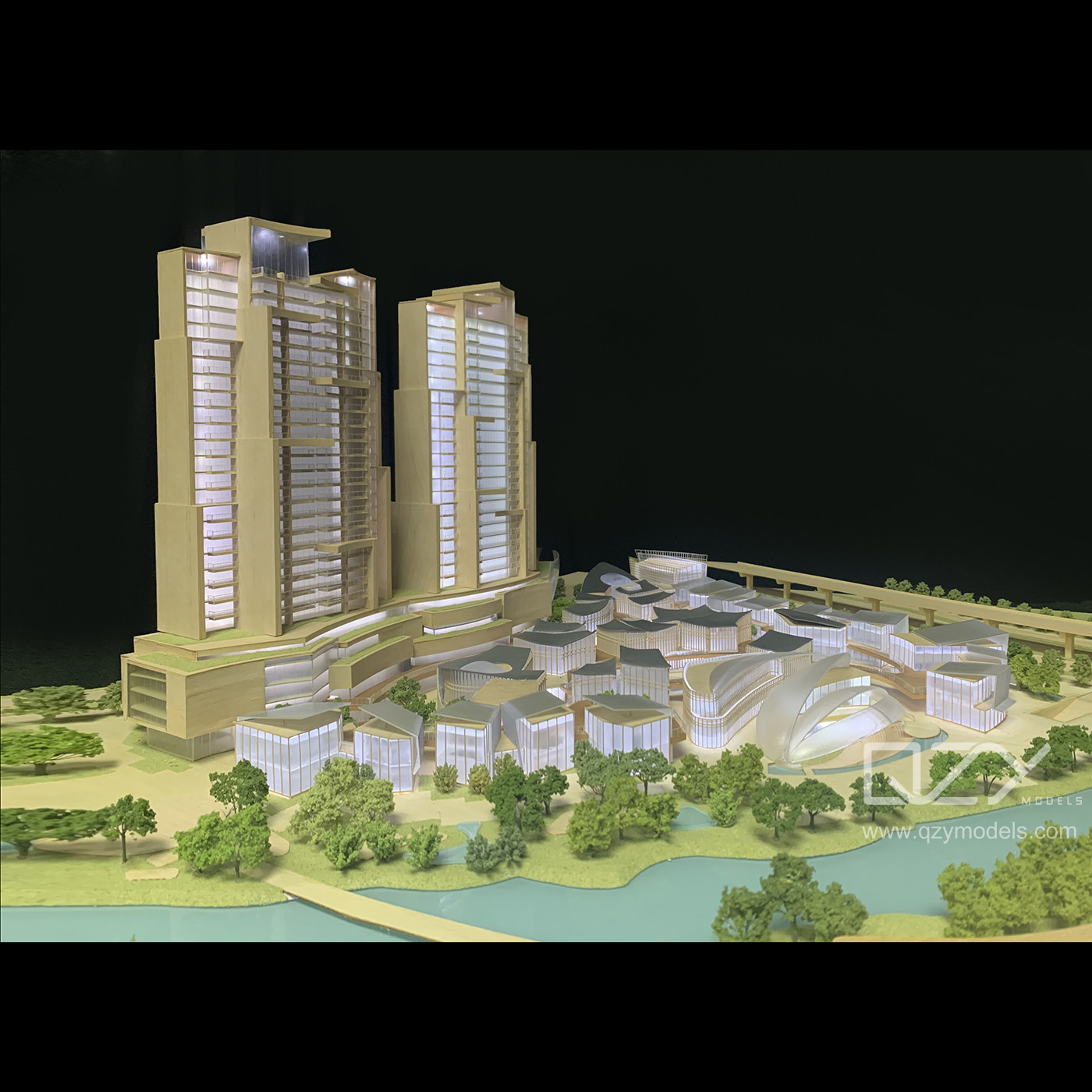 Realistic Model - OCT Group - 1:300 Jiaomei Concept model