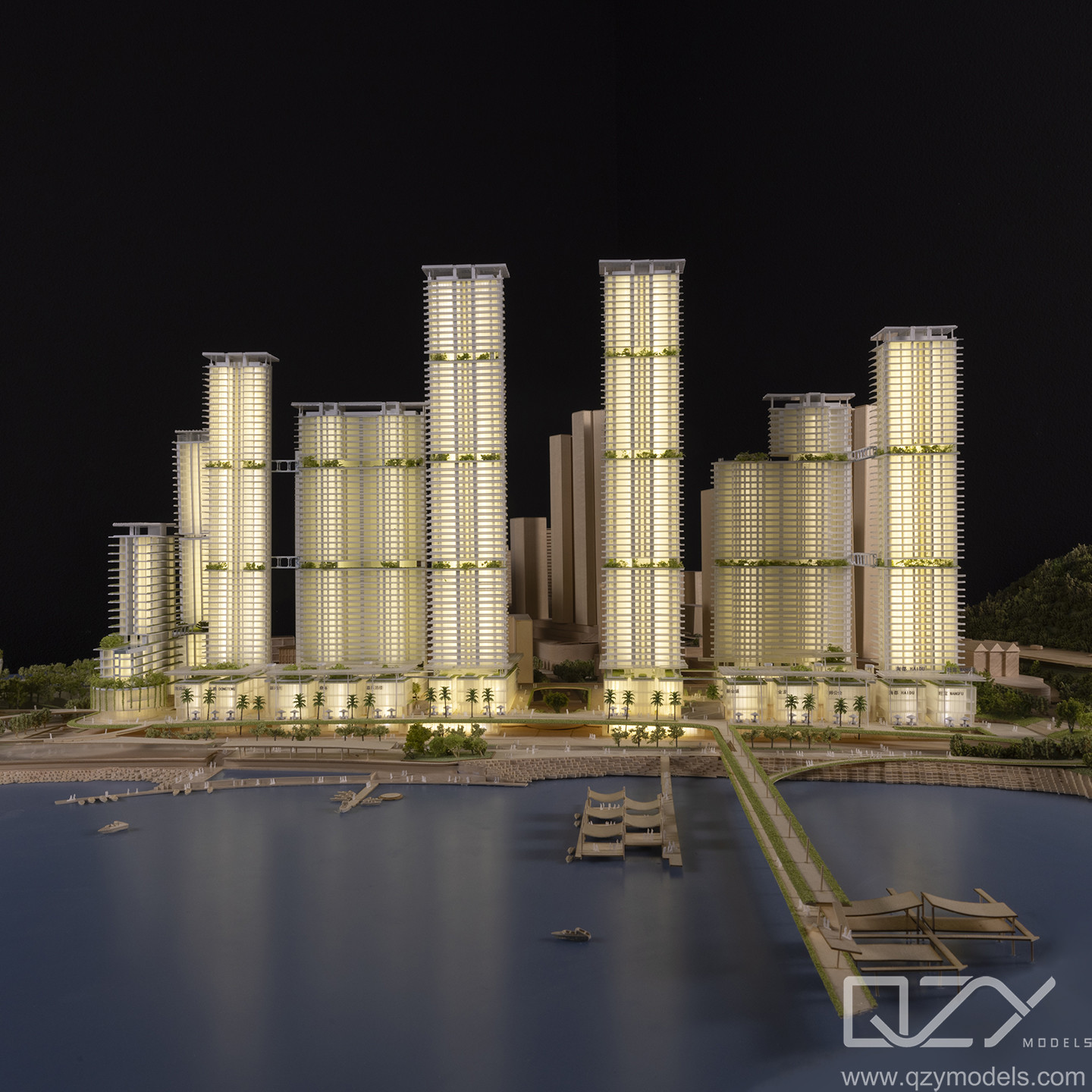 JKP 1/ 500 Yantian Project Model Customizable Miniature Building Models