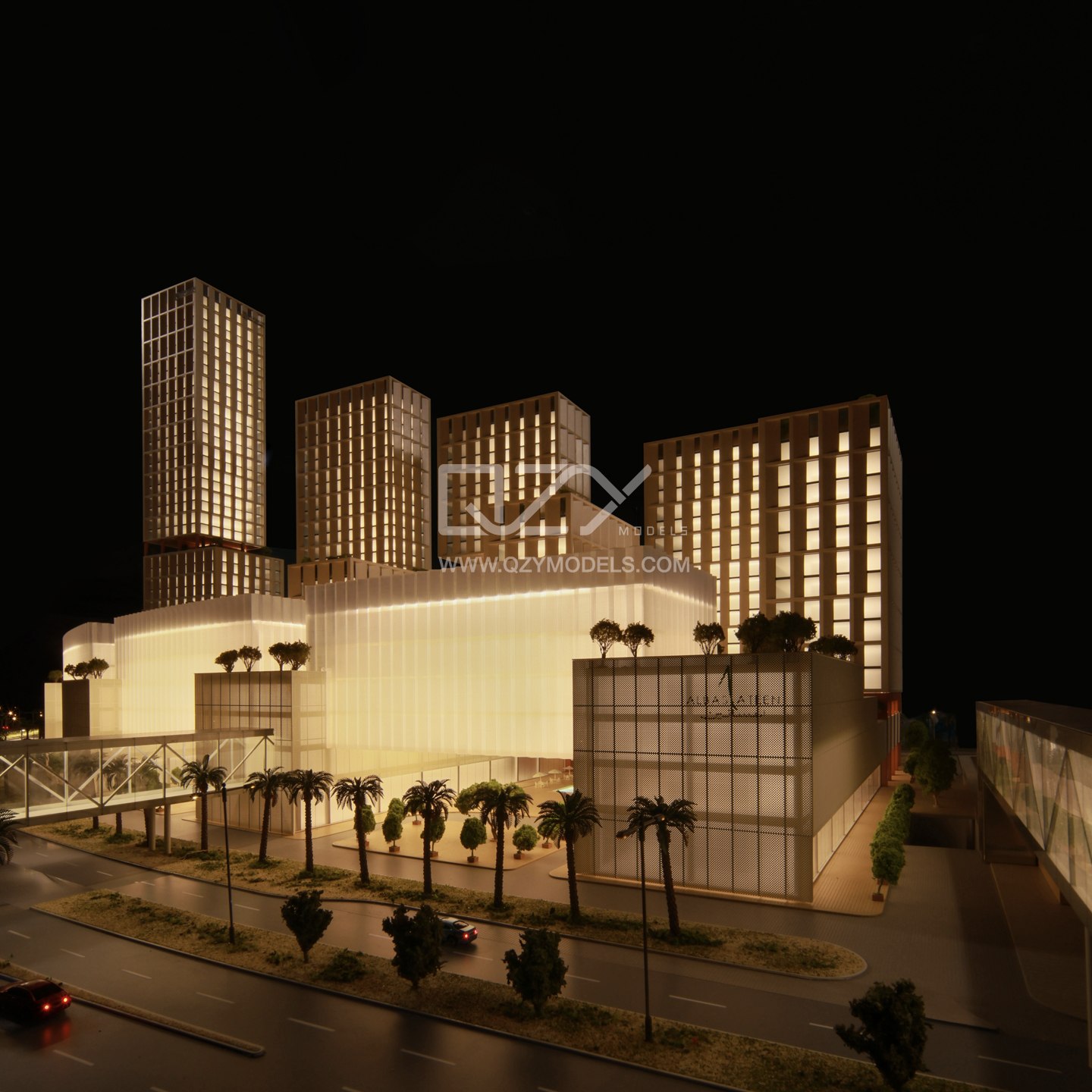 Snk Building Riyadh 1/100 Riyadh Kings' Square Office Building Model
