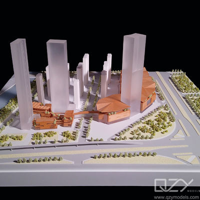 1/1000 建築コンセプトモデル 商業複合体 都市スケールモデル 軽量