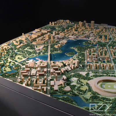 ミニチュア都市マスタープランモデル エコム 1/1000 泉州高速鉄道駅