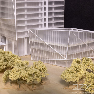 Aedas 1:200 Modèle architectural Créateurs de base Yuehai Yungang ODM