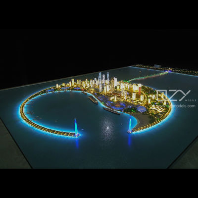 1/1000 Architectural Scale Model Nanhai Island Master Plan Model