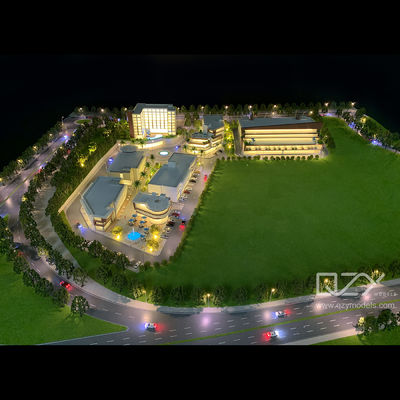 Paisaje físico Modelo arquitectónico Fabricación de suministros 1:200 Les Constructions De Bouskoura