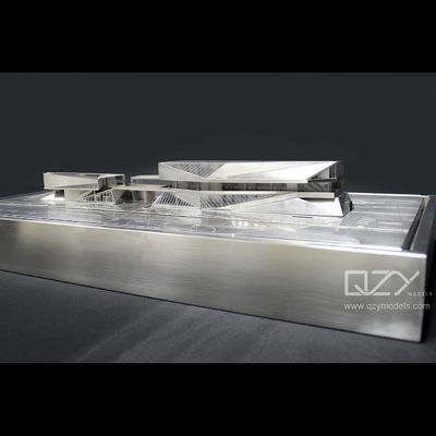展示モデル - Onexn 1:300 新世界カイユエ湾ショッピングモール ステンレススタールモデル