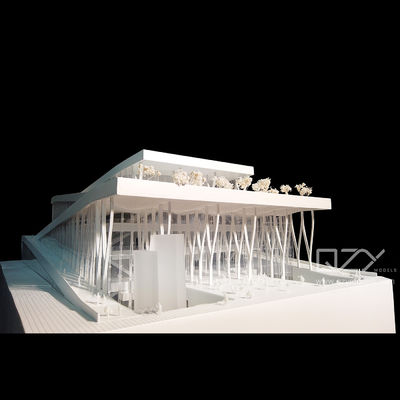 Wooden Conceptual Art Model - PES 1:300 Shenzhen Financial Culture Center Scheme Model