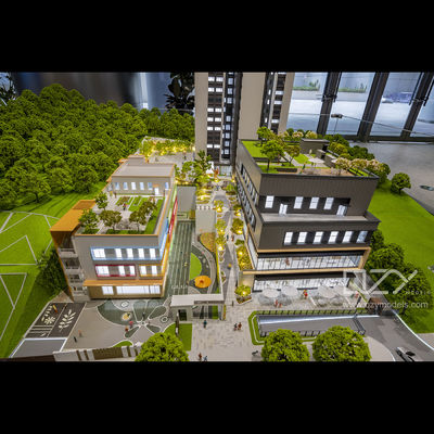 サンドボックスモデル シェンゼン・タレントス住宅グループ- 1:75 フェンジング住宅モデル