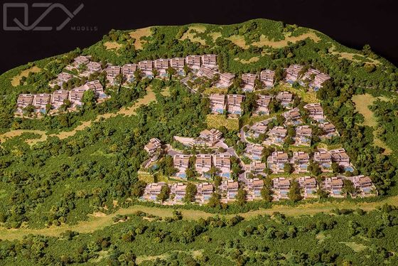 1/400 スペイン・ティエラ・ビバ 建築模型 三次元プレゼンテーション