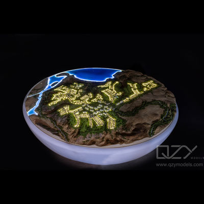 1/1800 Oman-AIDA Dar Global's Oman Residential Project Model Architect Model