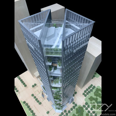 Aedas 1/200 シェンゼン・キアンハイ・ファイナンシャル・ホールディングス 建築概念モデル