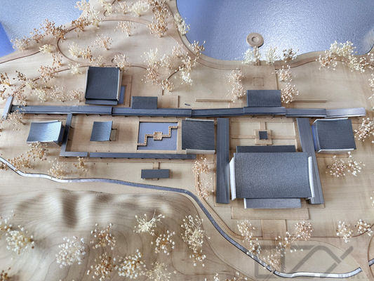 1/500 胡光文化展覧会センター アトリエアピロン建築家によるモデル