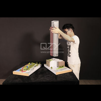 電子制御と照明 1/200 イギリス土地モデル 建築スケールモデル