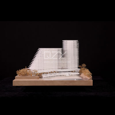 1/300 モンテカルロモデル 3D建築モデル CNC切削と照明なし