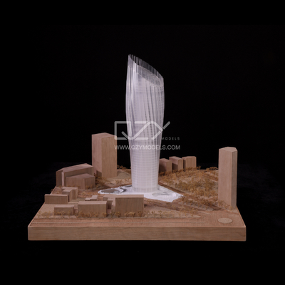 1/100 Berhan Bank Office Building Model