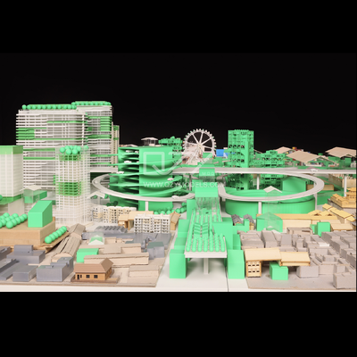 Beijing 1:200 Urban Renewal Concept Planning Model | Work for China Pavilion‑19th Venice Architecture Biennale by QZYMODELS, Premium Chinese Architectural Model Maker