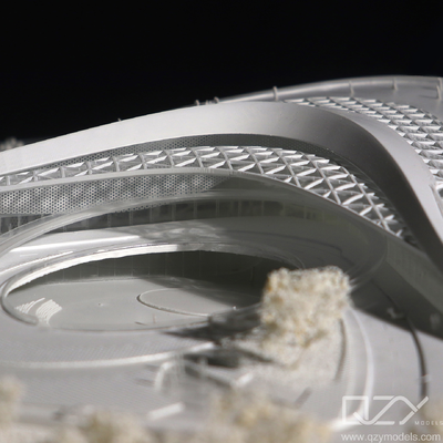 1:500 Hubei Xunlong Hall Conceptual Architectural Model | Fast-Track Bidding Model for AECOM