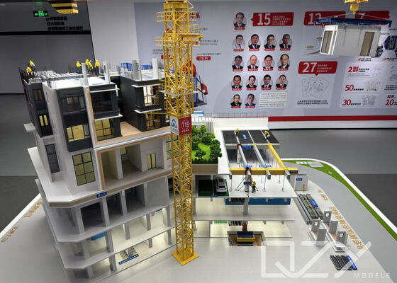 Construction Model Display 1:20 Scale CSCEC Industrial Model with Dynamic Display