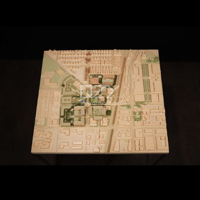 Handmade 1:1000 Scale Boca Raton Masterplan Model