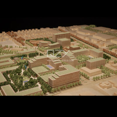 Handmade 1:1000 Scale Boca Raton Masterplan Model